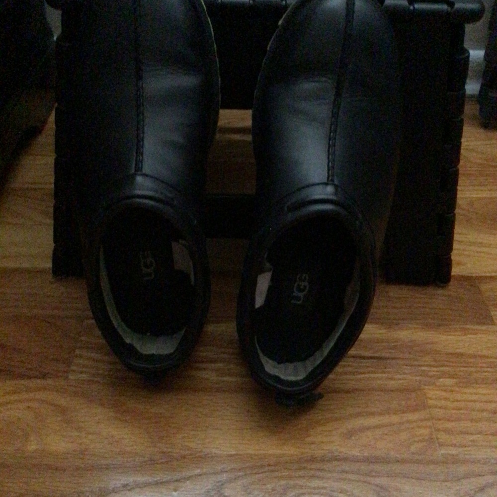 Ugg leather mule